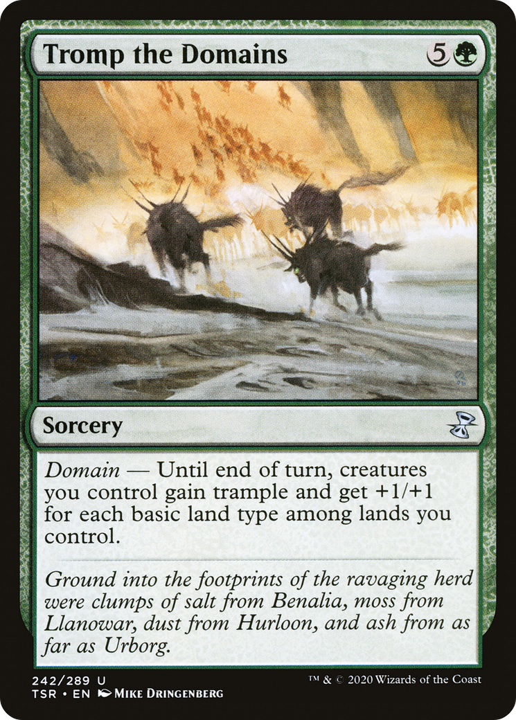Tromp the Domains (TSR-242) - uncommon - Foil