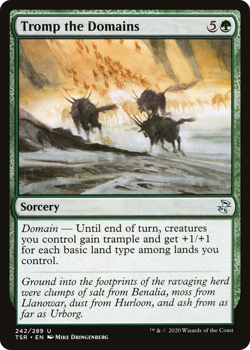 Tromp the Domains (TSR-242) - uncommon - Foil