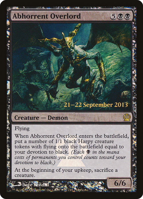 Abhorrent Overlord (PRE-75★) - rare - Foil
