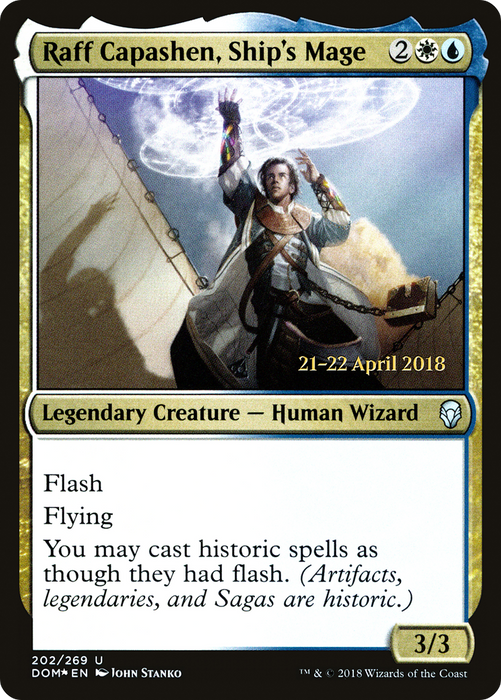 Raff Capashen, Ship's Mage (PRE-202S) - uncommon - Foil