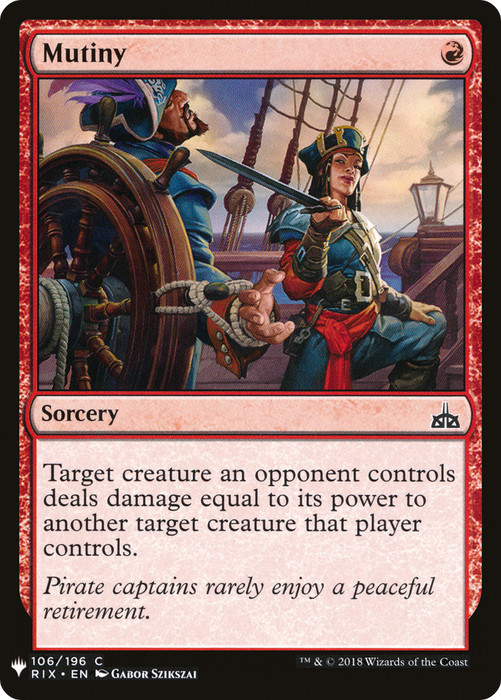Mutiny (LIST-RIX-106) - common