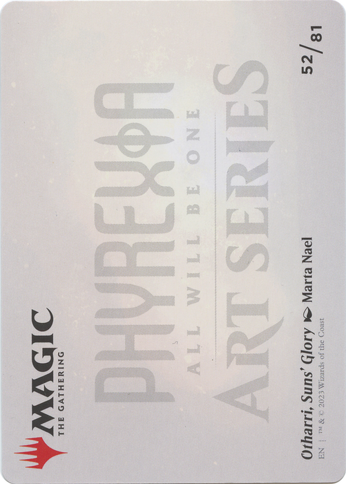 Otharri, Suns' Glory // Otharri, Suns' Glory (AONE-052) - common (Borderless) - Foil