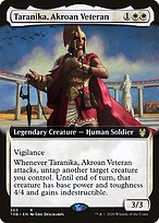 Taranika, Akroan Veteran (THB-303) - rare: (Extended Art) - Foil