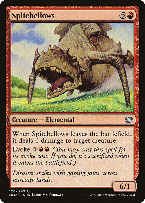 Spitebellows (MM2-128) - uncommon - Foil