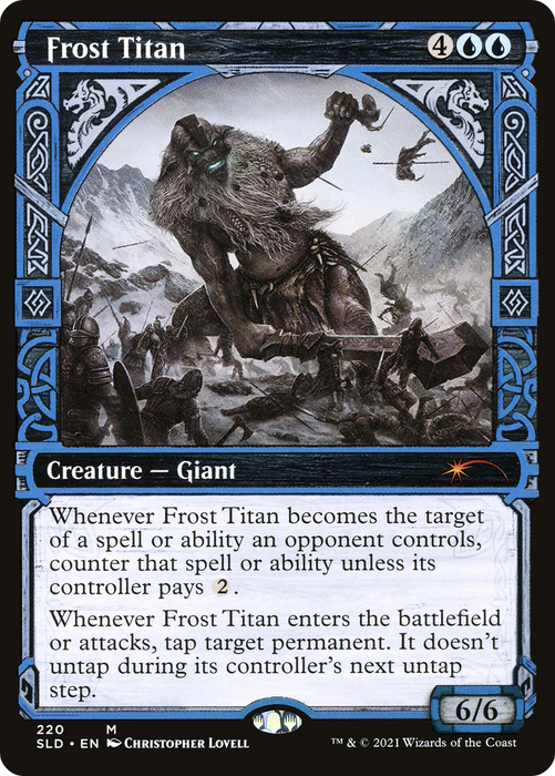 Frost Titan (SLD-220) - mythic: (Showcase) - Foil