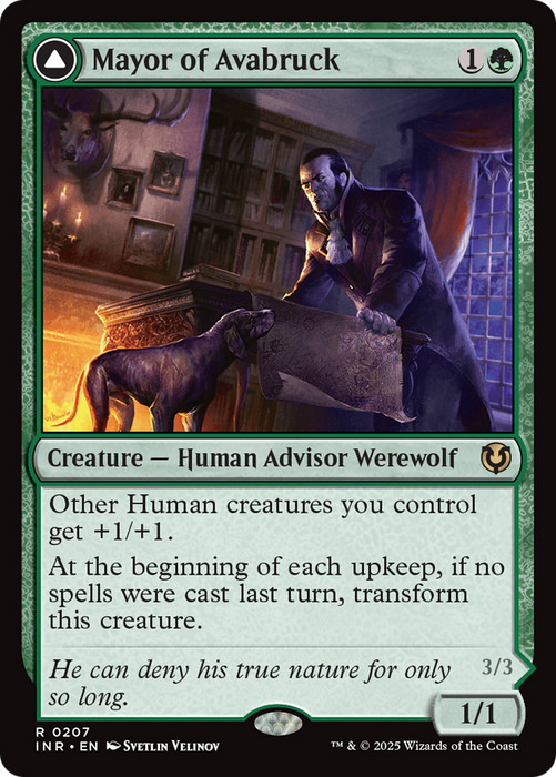 Mayor of Avabruck // Howlpack Alpha (INR-207) - rare - Foil