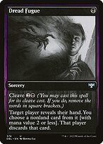 Dread Fugue (DBL-374) - uncommon - Foil