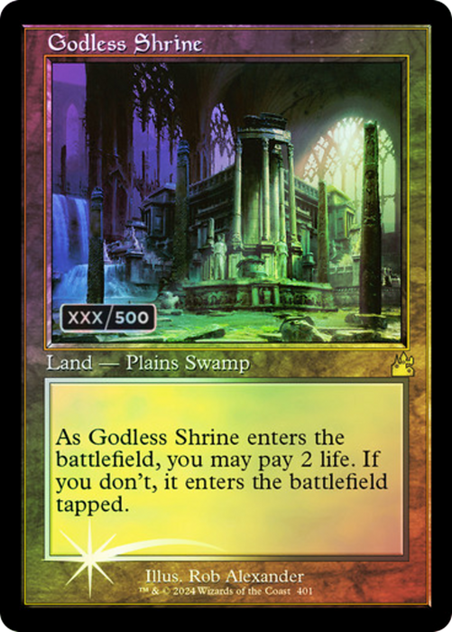 Godless Shrine (RVR-401Z) - rare - Foil