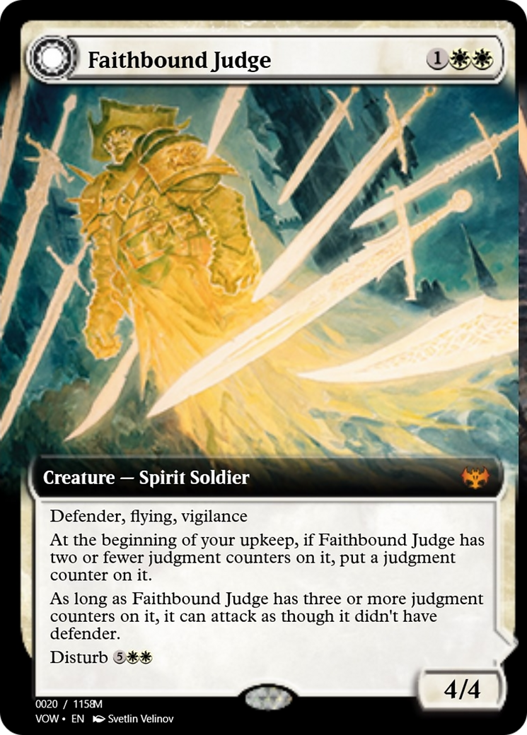 Faithbound Judge // Sinner's Judgment (PRM-95279) - mythic