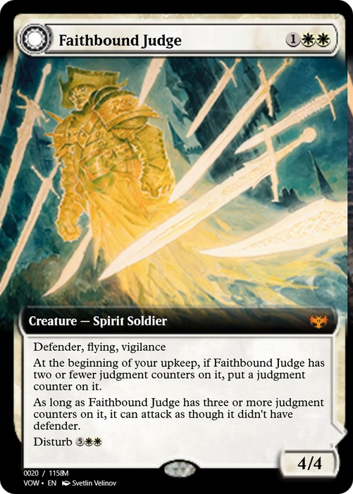 Faithbound Judge // Sinner's Judgment (PRM-95279) - mythic
