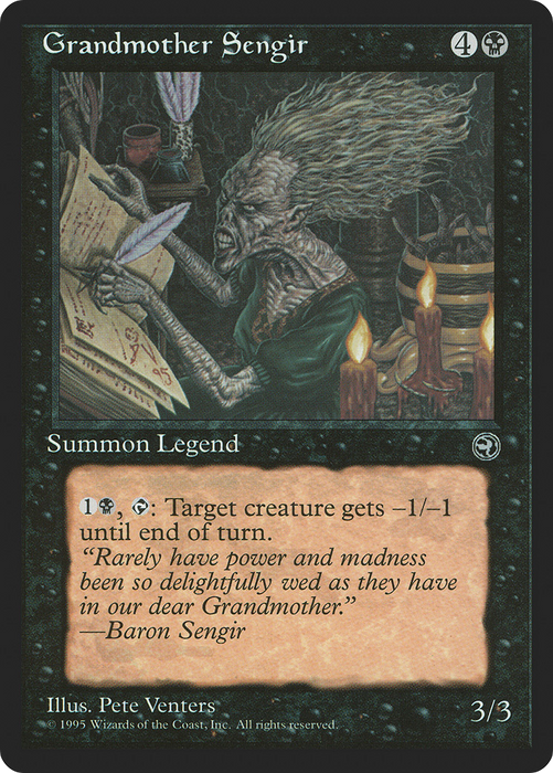 Grandmother Sengir (HML-050) - rare