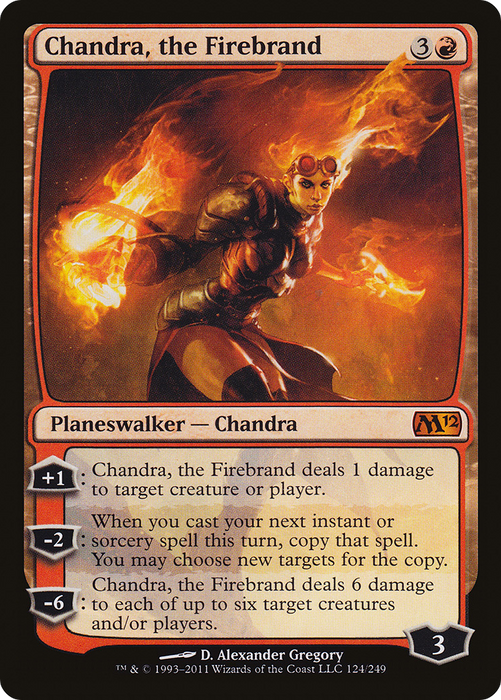 Chandra, the Firebrand (M12-124) - mythic - Foil