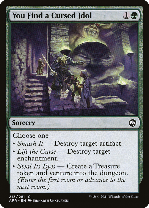 You Find a Cursed Idol (AFR-213) - common - Foil