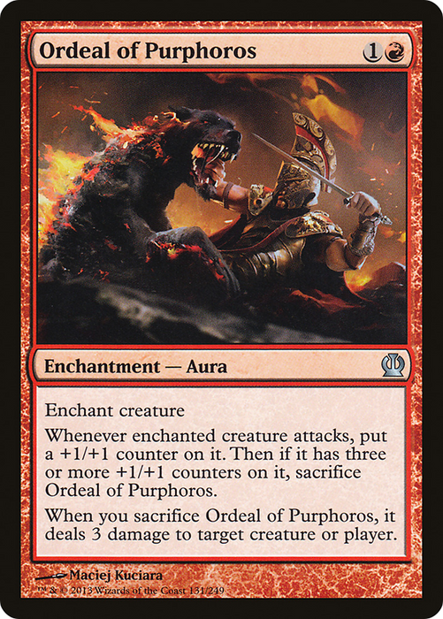 Ordeal of Purphoros (THS-131) - uncommon