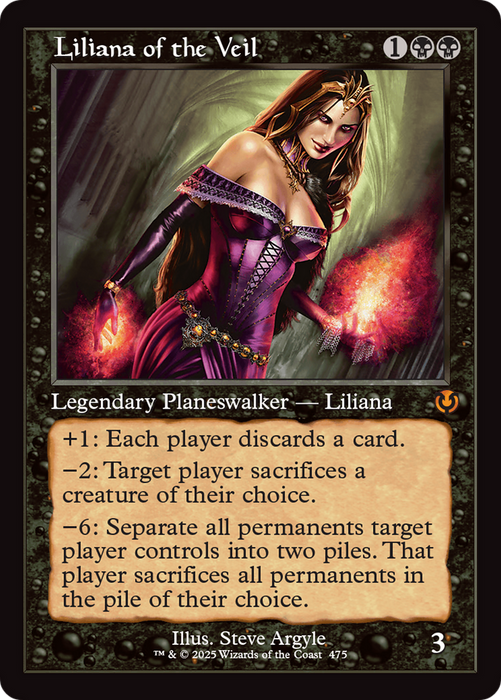 Liliana of the Veil (INR-475) - mythic - Foil