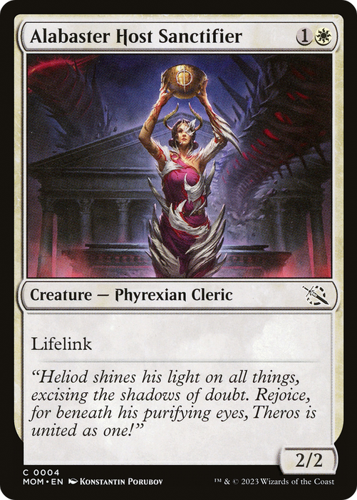 Alabaster Host Sanctifier (MOM-004) - common - Foil