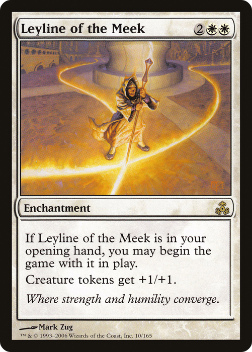 Leyline of the Meek (GPT-010) - rare - Foil
