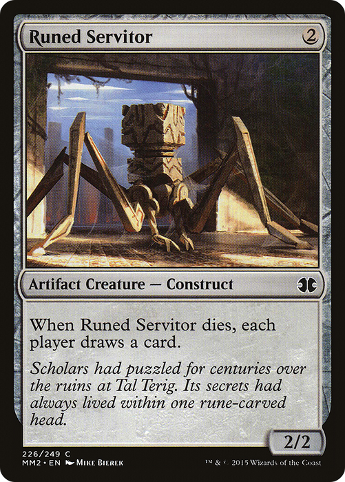 Runed Servitor (MM2-226) - common - Foil
