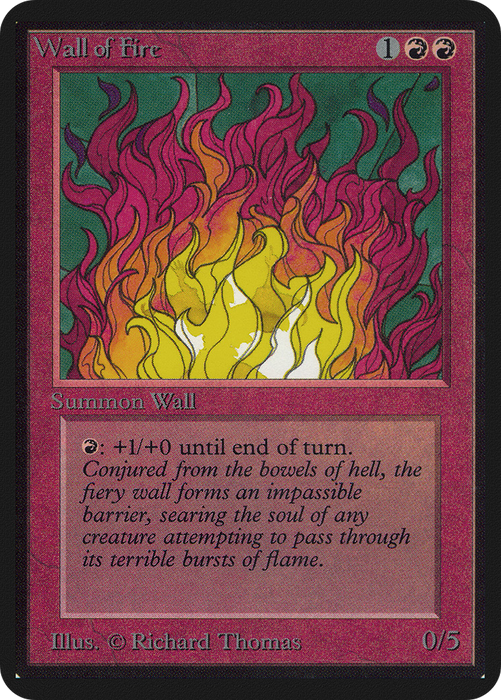 Wall of Fire (LEA-181) - uncommon