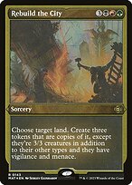 Rebuild the City (MAT-143) - rare - Etched Foil