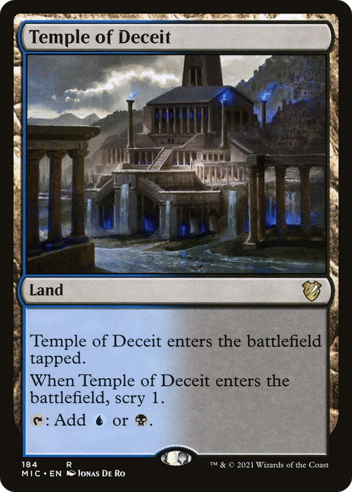 Temple of Deceit (MIC-184) - rare