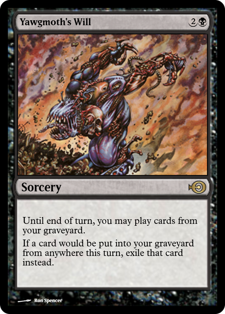 Yawgmoth's Will (PRM-35080) - rare - Foil