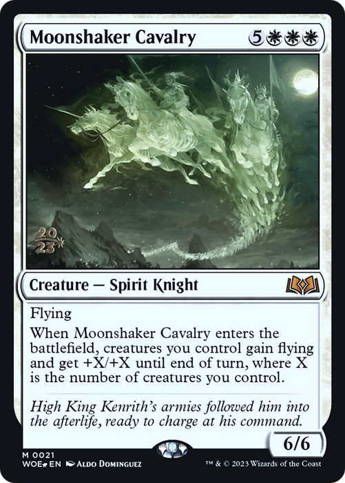 Moonshaker Cavalry (PRE-21S) - mythic - Foil