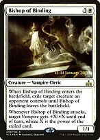 Bishop of Binding (PRE-02S) - rare - Foil