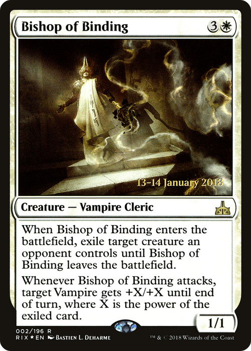 Bishop of Binding (PRE-02S) - rare - Foil