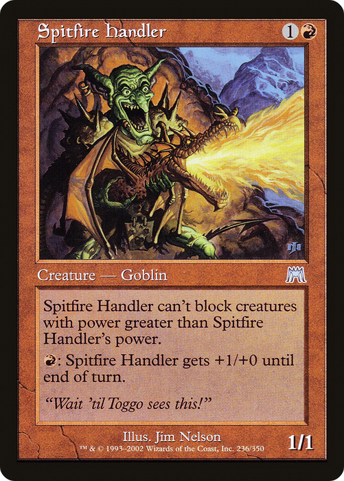 Spitfire Handler (ONS-236) - uncommon - Foil