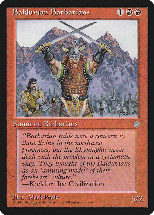 Balduvian Barbarians (ICE-172) - common