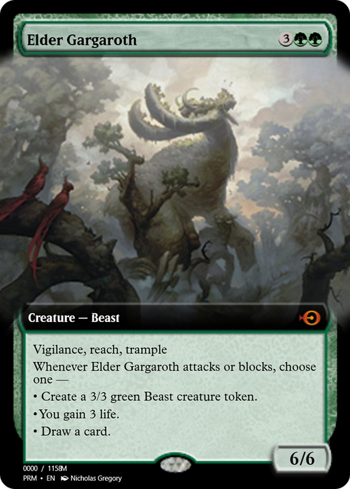 Elder Gargaroth (PRM-81994) - mythic - Foil