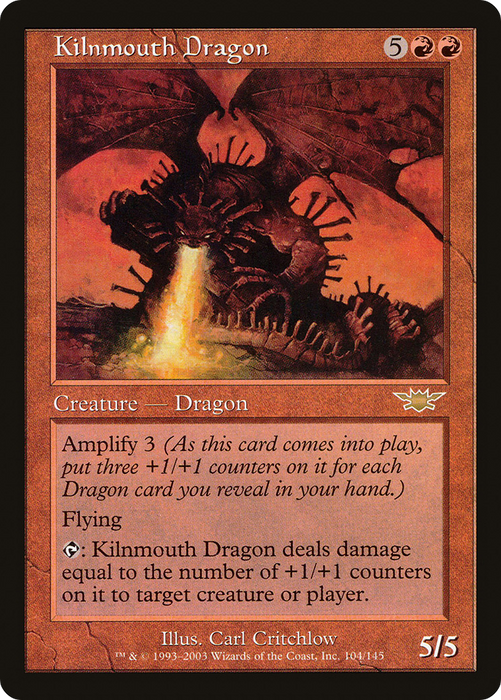 Kilnmouth Dragon (LGN-104) - rare - Foil