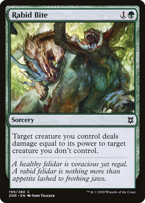 Rabid Bite (ZNR-199) - common - Foil