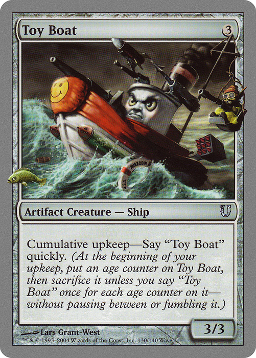 Toy Boat (UNH-130) - uncommon - Foil