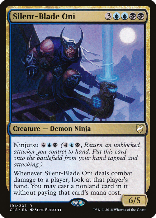 Silent-Blade Oni (C18-191) - rare