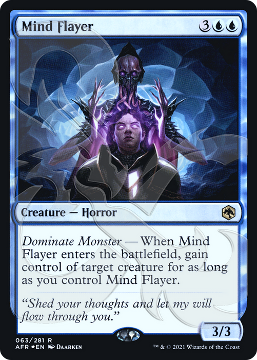Mind Flayer (AFR&-63A) - rare - Foil