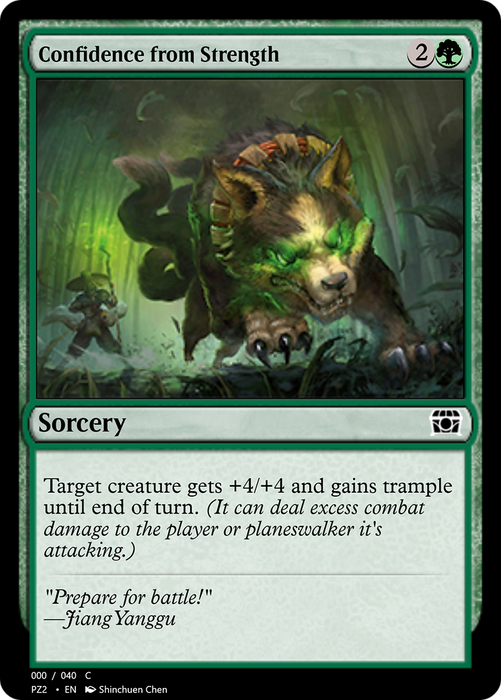 Confidence from Strength (PZ2-70857) - common - Foil