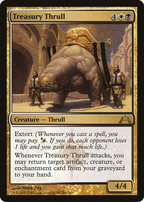 Treasury Thrull (GTC-201) - rare - Foil