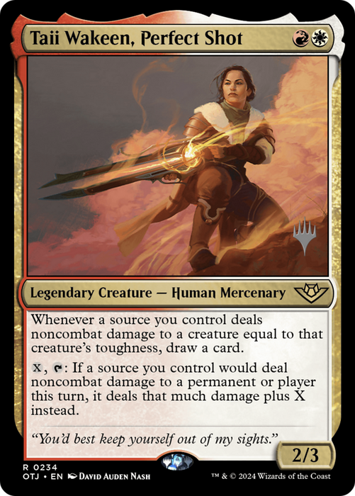 Taii Wakeen, Perfect Shot (PPOTJ-234P) - rare - Foil