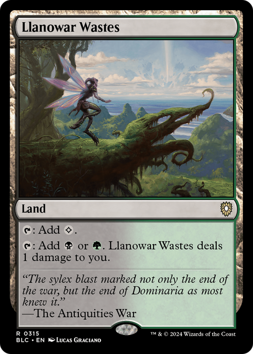 Llanowar Wastes (BLC-315) - rare
