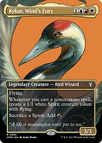 Kykar, Wind's Fury (CMM-683) - rare (Borderless) - Foil