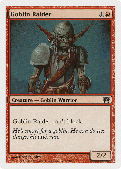 Goblin Raider (9ED-0S8) - common