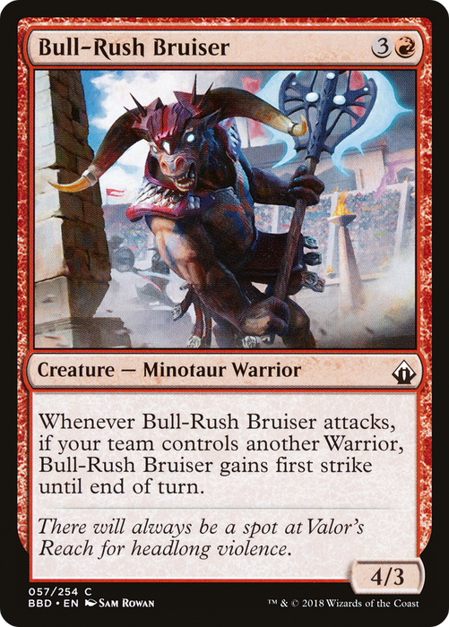 Bull-Rush Bruiser (BBD-057) - common - Foil