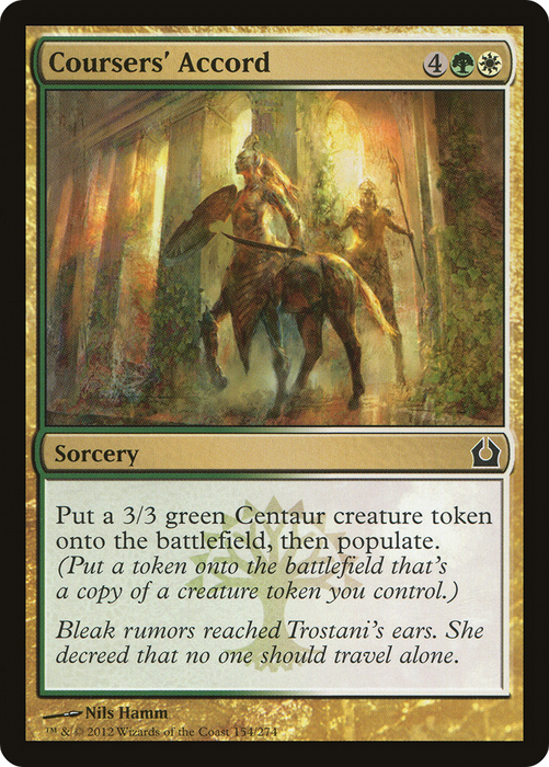 Coursers' Accord (RTR-154) - common - Foil