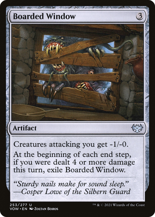 Boarded Window (VOW-253) - uncommon - Foil
