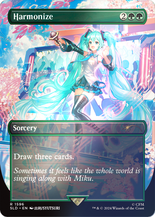 Harmonize (SLD-1596★) - rare (Borderless) - Foil