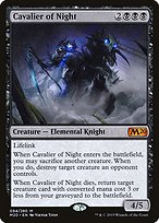 Cavalier of Night (M20-094) - mythic