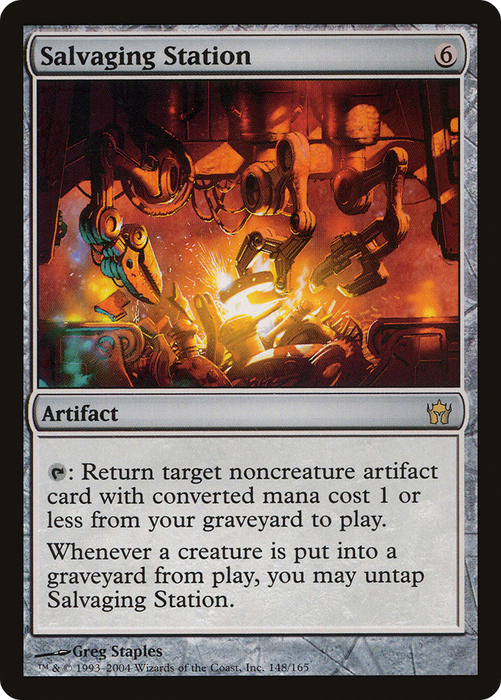 Salvaging Station (5DN-148) - rare - Foil