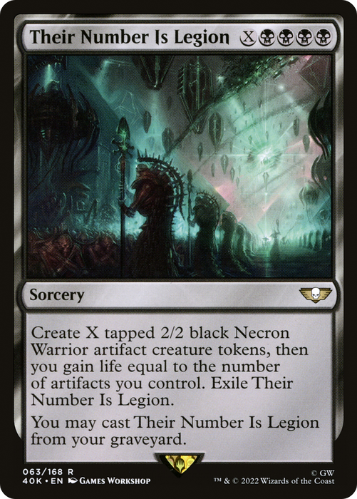 Their Number Is Legion (40K-063) - rare